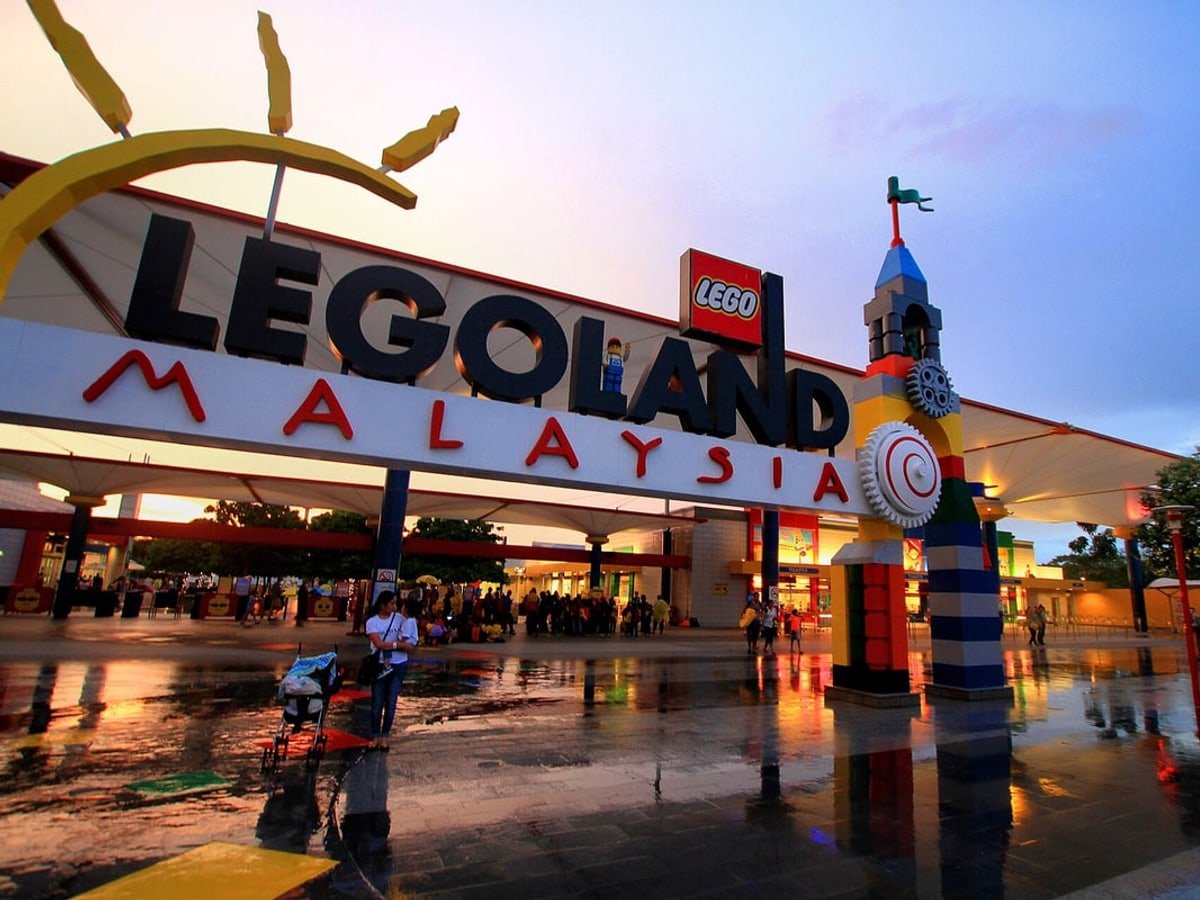 Entrance to LEGOLAND Malaysia Resort in Iskandar Puteri