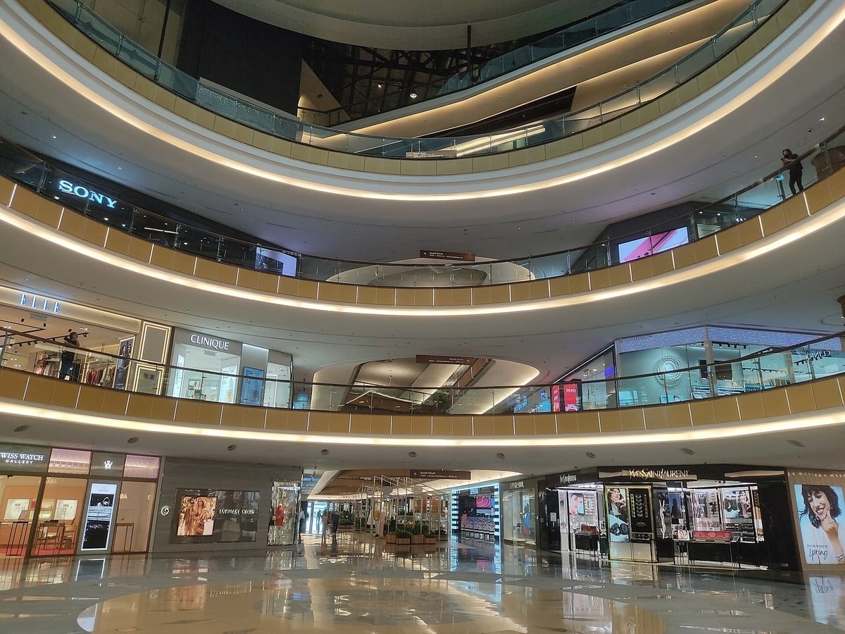 Interior atrium of The Mall Mid Valley Southkey in Johor Bahru
