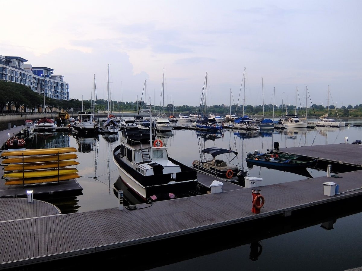 Boats at Puteri Harbour Marina in Iskandar Puteri