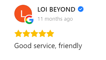 Google customer review 13 of 45