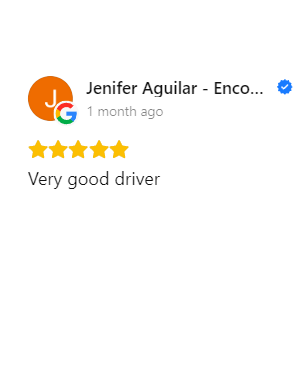 Google customer review 30 of 45